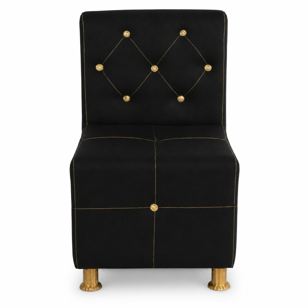 Sillon Espera Puntos Dorados - Auxiliar
